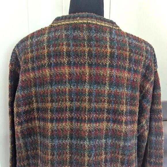 VTG Belvedere Italy Wool Alpaca Sweater M Eclectic Grandpa Countryside Preppy - Picture 7 of 9